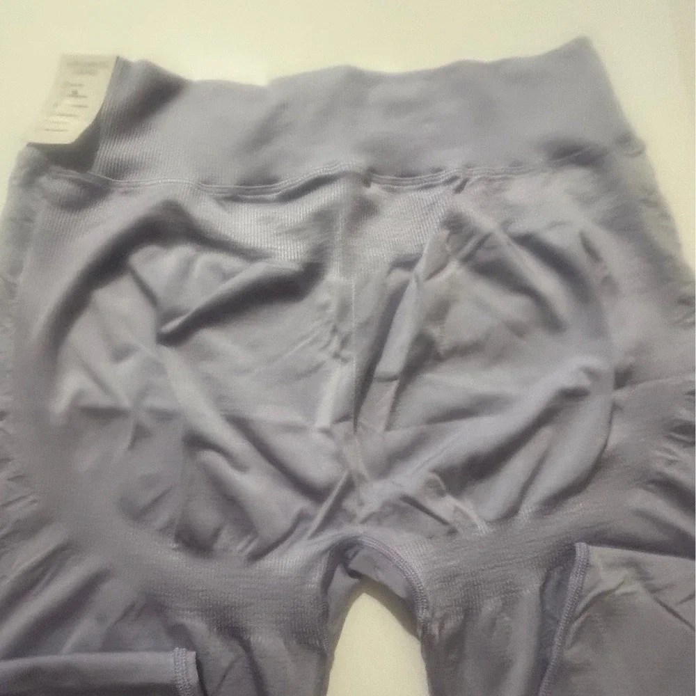 Victoria's Secret PINK Satin Seamless Leggings & Bralette Set Lavender XXL